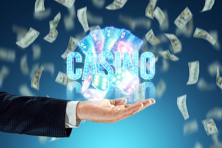 Tampilan meja baccarat tanpa komisi di svptoto dengan dealer langsung dan antarmuka taruhan yang jelas